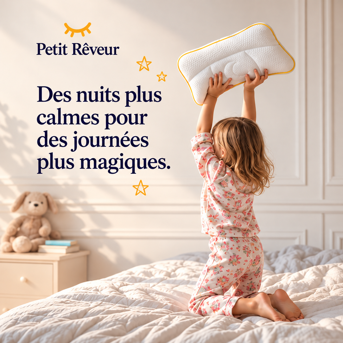 Un oreiller à sa hauteur