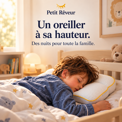 Un oreiller à sa hauteur